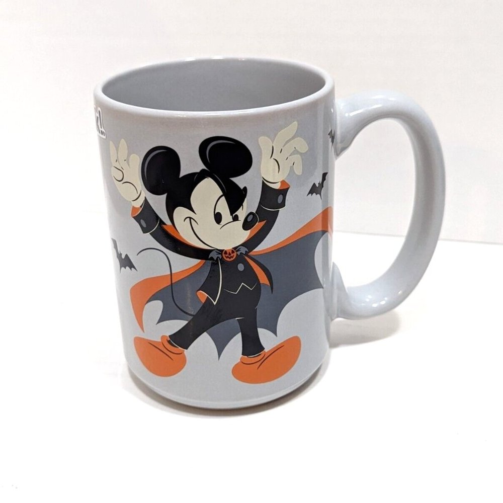 Mickey Mouse Vampire Halloween Trick or Treat mug